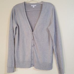 Silver sparkly sweater